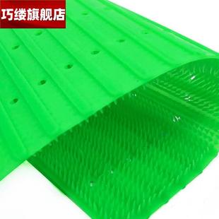 绿软垫猪肉盘塑t料垫板冷柜鲜肉垫超市生鲜肉熟食盘绿黑 极速针式