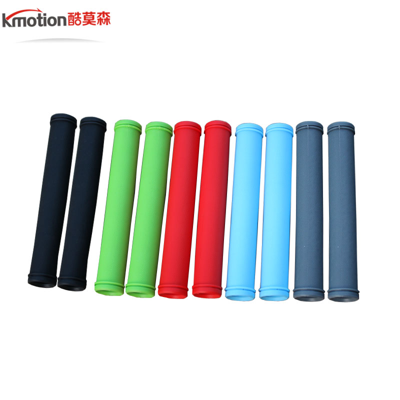 极速自行车长握套橡胶手把套u蝴蝶把套死飞握把旅行车加长手柄套1