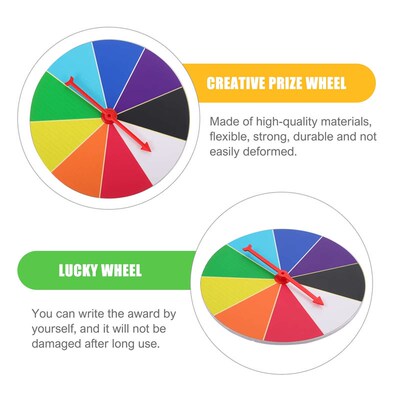 极速Wheel Prize Spinning Game Fortune PIarty Turn Plate Wall