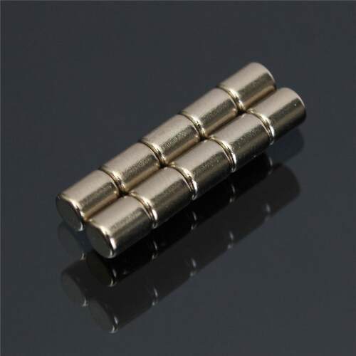 极速10pcs 4 x 5mm Strongt Round Cylinder Magnet Rare Earth N