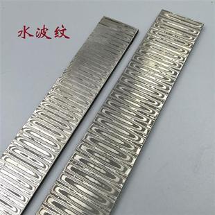 极速新花纹钢板钢胚大马士革钢z板料原料刀胚钢不锈钢板钢材料已