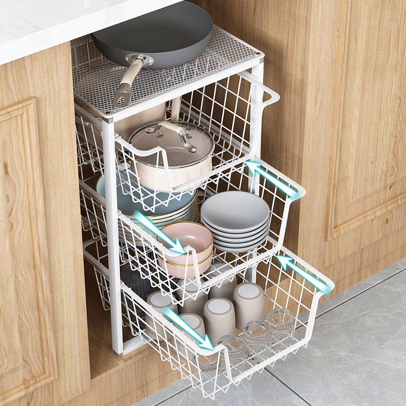 极速厨房拉篮整体橱柜碗篮抽屉z式碗碟调料铁艺双转角柜子抽拉改,电子元器件市场,LED导光板,淘宝优惠券,粉丝福利购,淘宝优惠卷