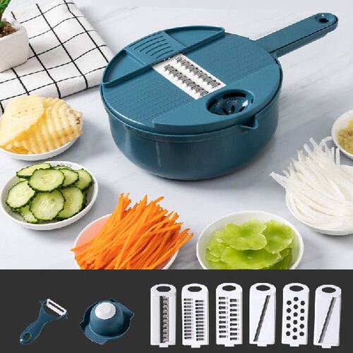 极速12PCS Vegetable Chopper ManuDally Multi-function Carrots