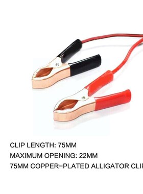 极速14AWG 36CM 2-Pin 12V-24V SAE QFuick Disconnect Plug For