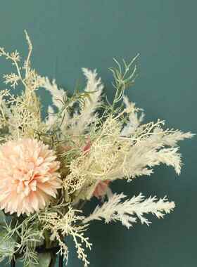 极速NEWb White Artificial Flowers High Quality Silk Dandelio