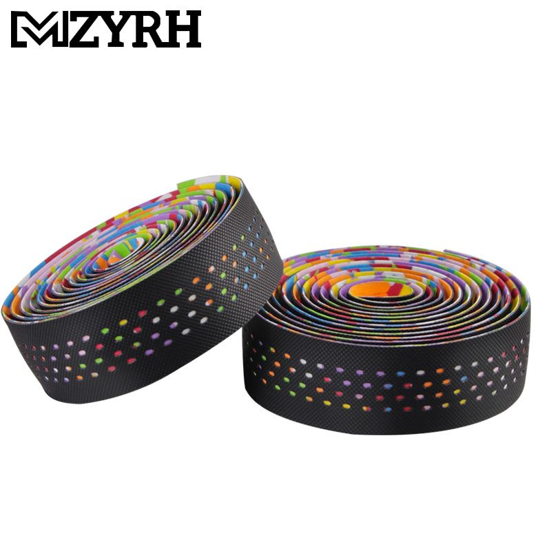 极速公路车c把带 死飞自行车绑带 防滑透气吸汗矽胶弯把透孔皮革