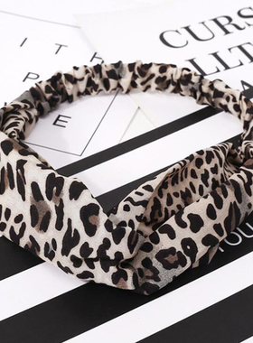 极速Fashioen Floral Women Headband Hair Accessories Leopard