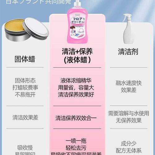 极速木地板清洁剂片m瓷砖拖地砖专用清洗液清香型去除污垢强力去