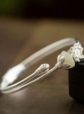 极速手镯沉香如屑步离s镯颜淡同款手錬女设计莲蓬古风镯子