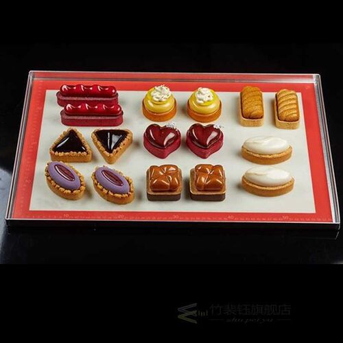 极速Pastry Tart Mould Dessert PanD Silicone Cake Mold For Ba