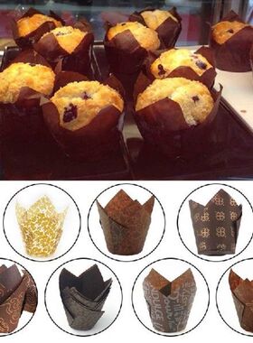 极速50pcs Baking Cupcake Liners Cup Paper Tuli Baking W.rapp