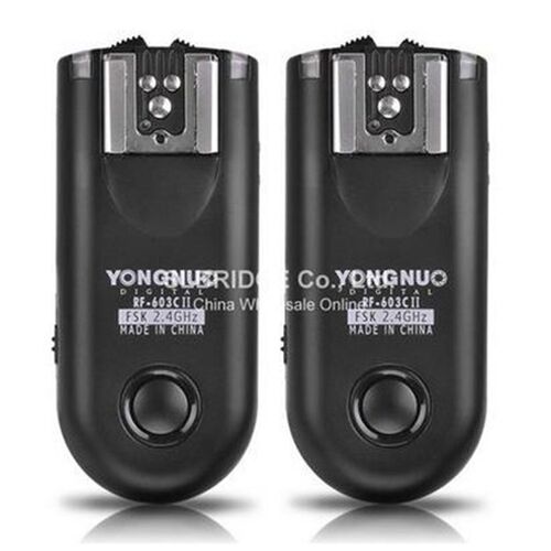 极速YONGNUO RF-603 II C1 RF603II WirelesKs Flash Trigger 2 T
