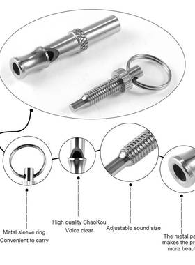 极速1Pc Hot Pet Dog Trraining Adjustable Whistle Sound Pet P