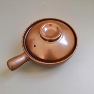 砂锅米线明火 煲仔饭专用土砂锅家用单柄小沙煲带手柄小号广东老式