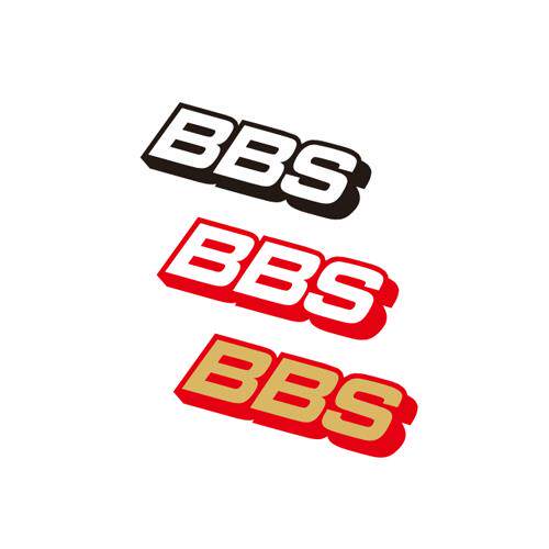 适用于BBS改装轮毂轮圈车贴纸车贴花BBS汽车贴纸德国材质车贴7548