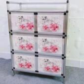 厨房收纳柜阳台铝合金柜餐边 简易不锈钢碗盘柜整体橱柜 包邮 中式