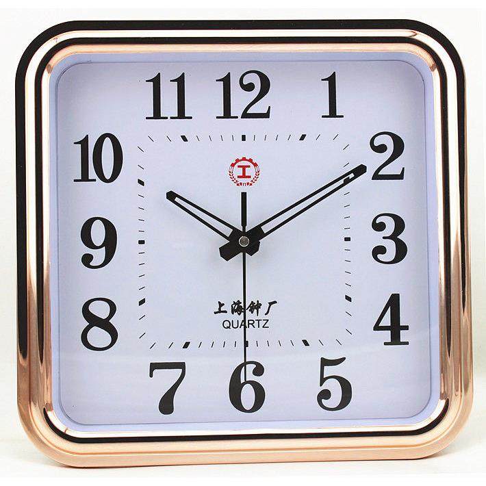 上海钟表挂钟客厅卧室办公室墙上时钟免打孔方形简约现代时尚创意,家居饰品,挂钟,淘宝优惠券,粉丝福利购,淘宝优惠卷
