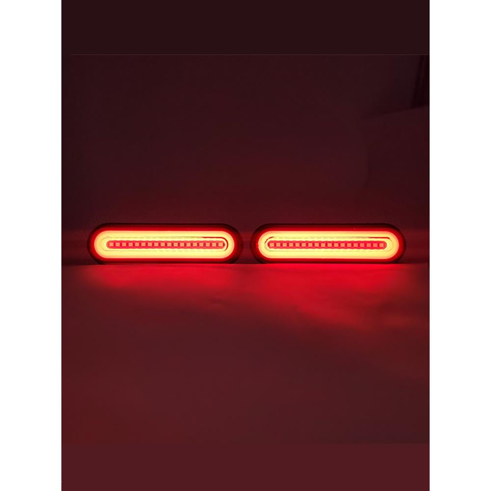 电动摩托车改装高亮防水LED尾灯流水转向刹车灯踏板车装饰方向灯