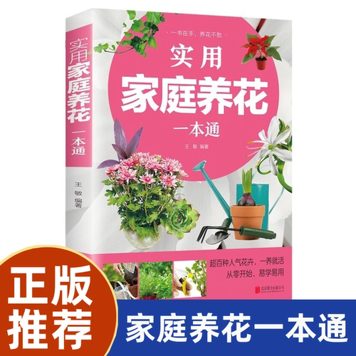 实用家庭养花阳台种菜一本通彩图详解入门种植栽培养护知识类书籍