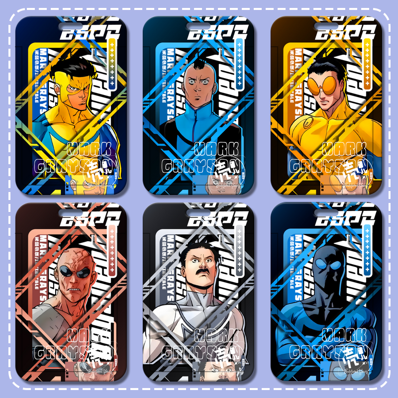 无敌少侠马克变体热款周边卡套全能蒙厂牌伸缩挂脖卡套高颜值ins