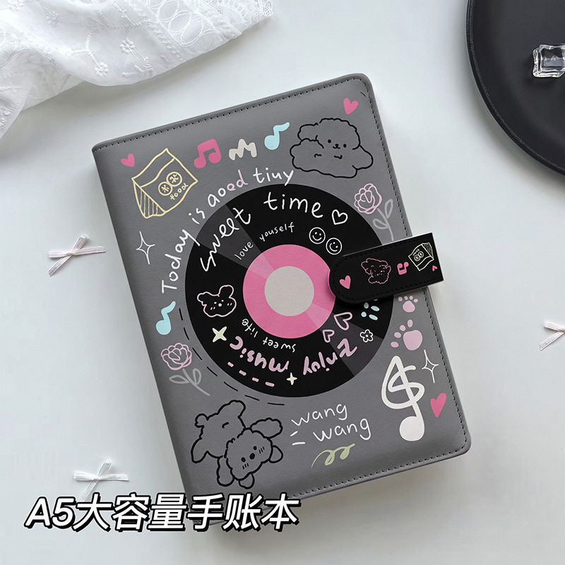 PU小狗光盘灰色笔记本/记事本