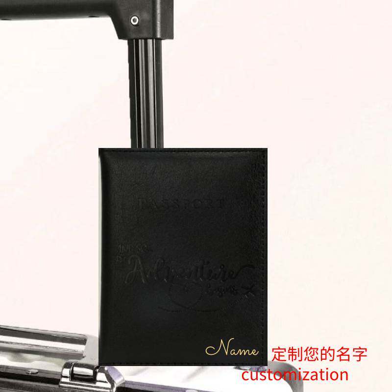 定制 护照防盗PU多功能保护套商务旅行简约旅行机票证件收纳卡包