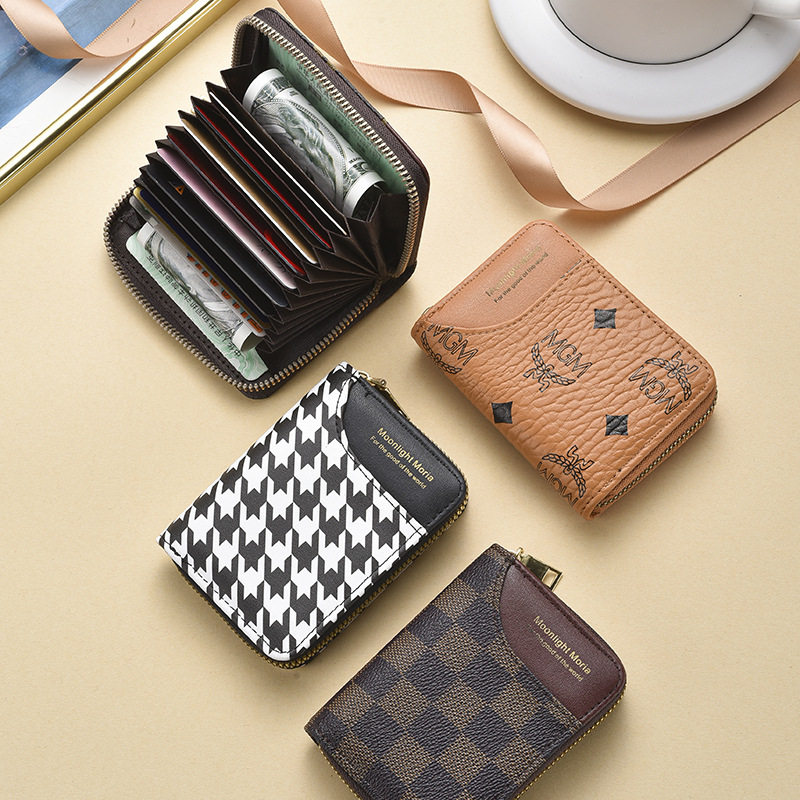 格子黑大容量多卡位信用证件位驾驶证名片夹银行卡包收纳包,收纳整理,卡套,淘宝优惠券,粉丝福利购,淘宝优惠卷