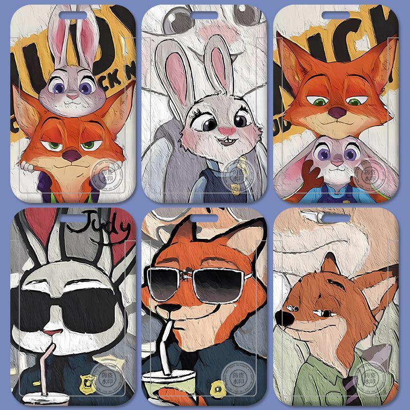 朱迪尼克卡套饭卡校园学生公交身份证件工作厂牌保护套疯狂动定制