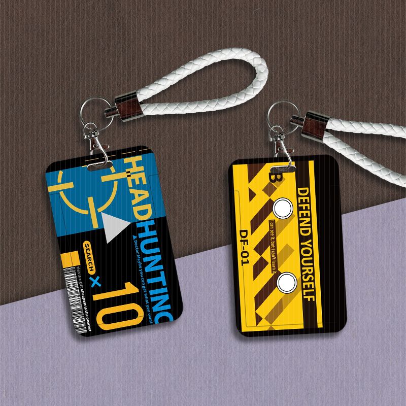 二次元明日方舟游戏周边卡套学生校园厂牌伸缩挂脖卡套高颜值ins