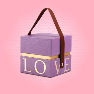 伴手礼礼盒高级感结婚口红七夕礼物盒婚庆空盒生日礼物小号