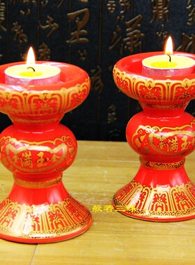 极速佛堂寺庙供灯佛灯长明灯酥油灯座莲花灯酥Q油蜡烛台供灯家居