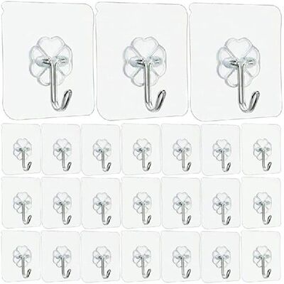 极速Wall Hooks Heavy Duty Self AEdhesive Hooks Waterproof