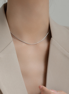 极速气质项链女轻奢小众设计感夏ins冷淡风配饰202W1年新款金色蛇
