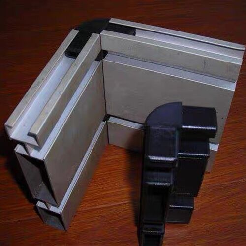 新品23*130铝型材90度转角连接塑料弯头21*127输送X链倍速链导轨