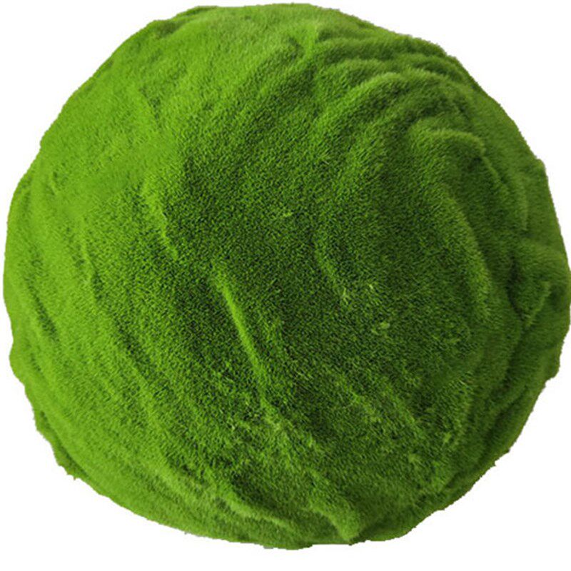 极速仿真苔藓球草球o圆球绿球景观造景植物软装青苔球吊装苔癣绿