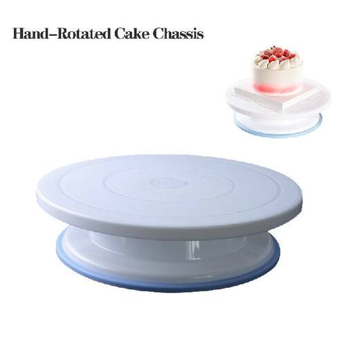 极速11Inch Cake Turntsable Rotating Cake Stand Anti-Slip