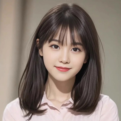 极速假发女中长发齐肩锁骨发日常B自然空气刘海短发仿全真人发全