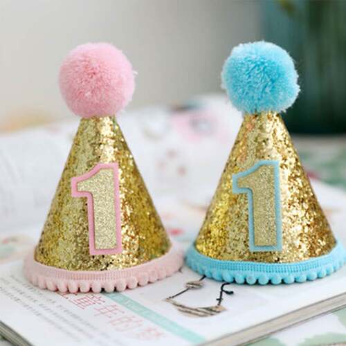 新品Dog Accgessories Headwear Birthday Pet Sequ Puppy Dog Pa