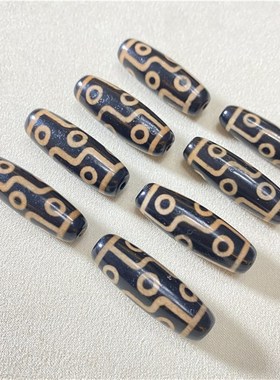 极速天然老油料玛瑙天珠九眼天珠吊坠男女款老料S玛瑙天珠饰品文