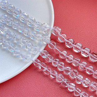 极速天然白水晶散珠随o行大冰块半成品方形冰糖块水晶饰品diy手链