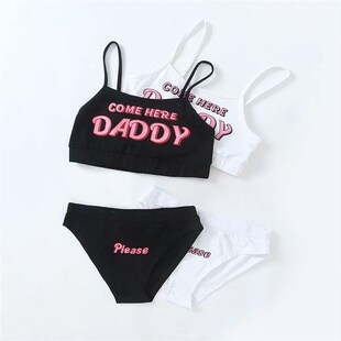 极速Newest Arrival Women Sexy  Sets GCOME HERE DADDY Letter