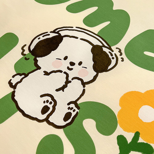 极速可爱纯棉枕i套一对装单儿童单个枕头套48x74cm大号全棉枕芯内