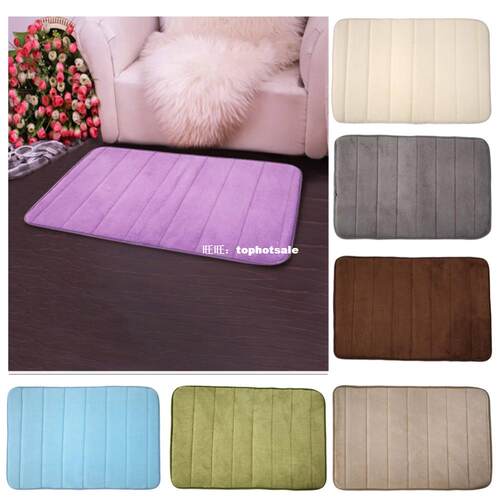 极速7 Colors Bathroom Mat wMemory Foam Bath Mat Kitchen Door