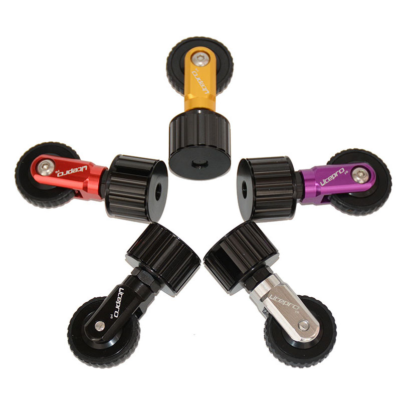 极速2022新款电动折叠自行车辅助轮导轮 出行乘R地铁助推轮 万向