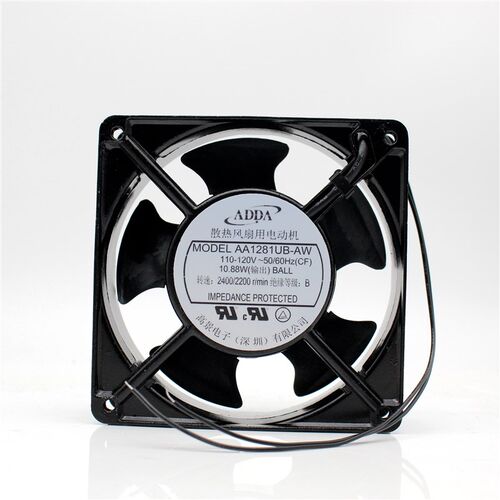 新品ADDA 12cm AA1281UB-AW 12038 110V/12L0V 0.27A/0.23A 散热