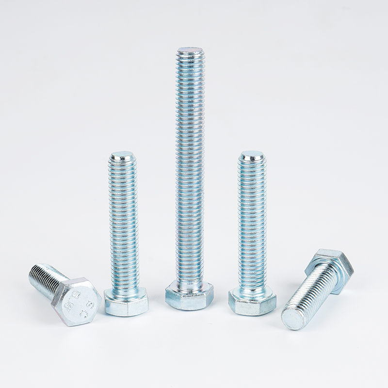 极速8.8级GB5783镀锌全牙外六角螺丝M4M5MF6M8M10M12M14M16M30螺