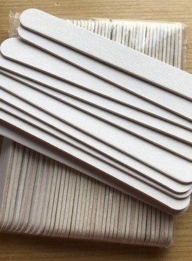 极速Free Shipping n100 pcs white wooden  nail file 100/180
