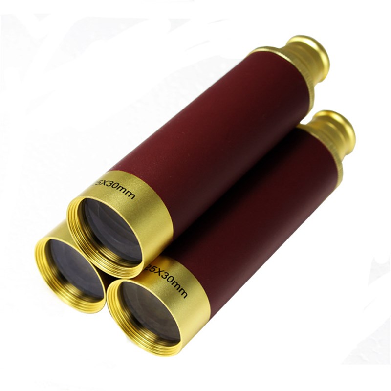 极速清镜高盗远镜筒礼伸缩海珍高z盗品海皮25x30望单肩包倍有袖