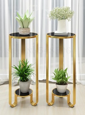 极速Flowere Rack Shelf Indoor Wrought Iron Flower Shelf Livi