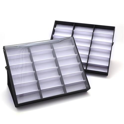 极速包邮18格眼镜展示架摆摊太阳眼镜展示道具眼镜V收纳盒眼镜柜